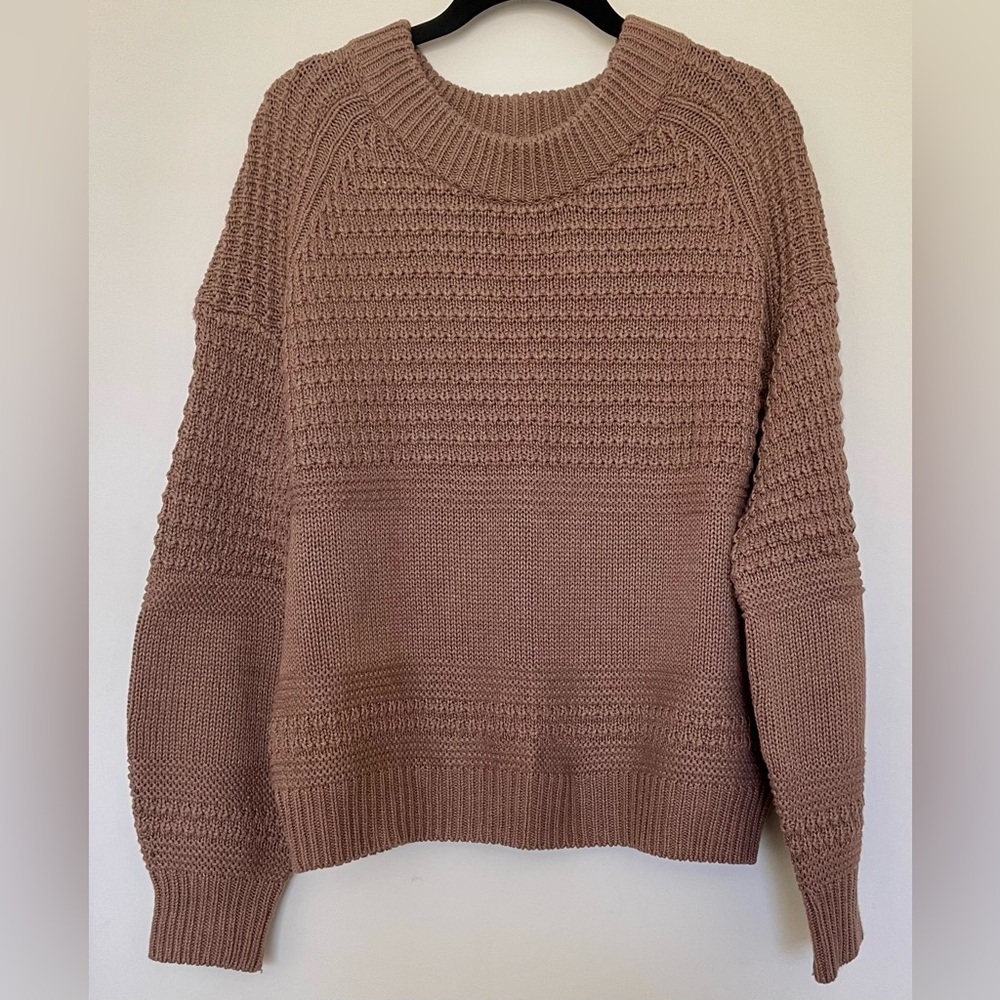 Universal Thread Women’s Tan Brown Pullover Knit … - image 4
